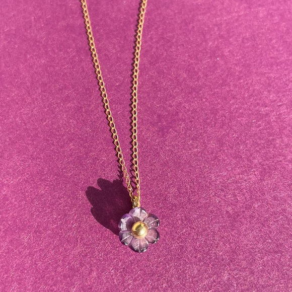 Jewelry - Purple Flower 14K Necklace